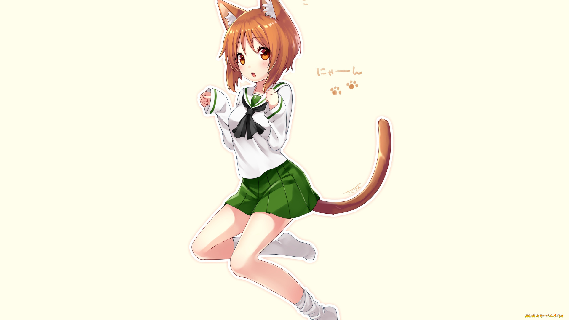 аниме, животные, , существа, nishizumi, miho