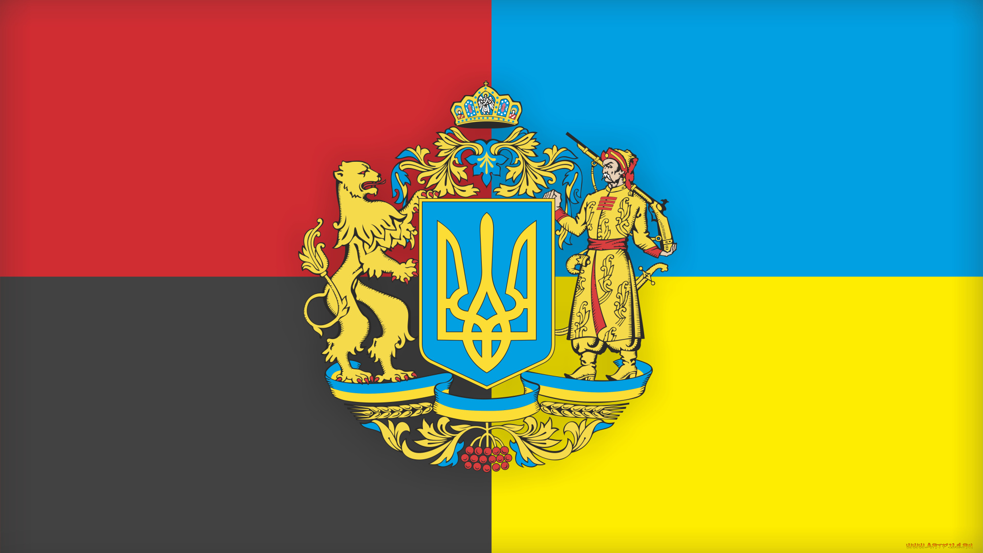 разное, флаги, , гербы, герб, фон, украина