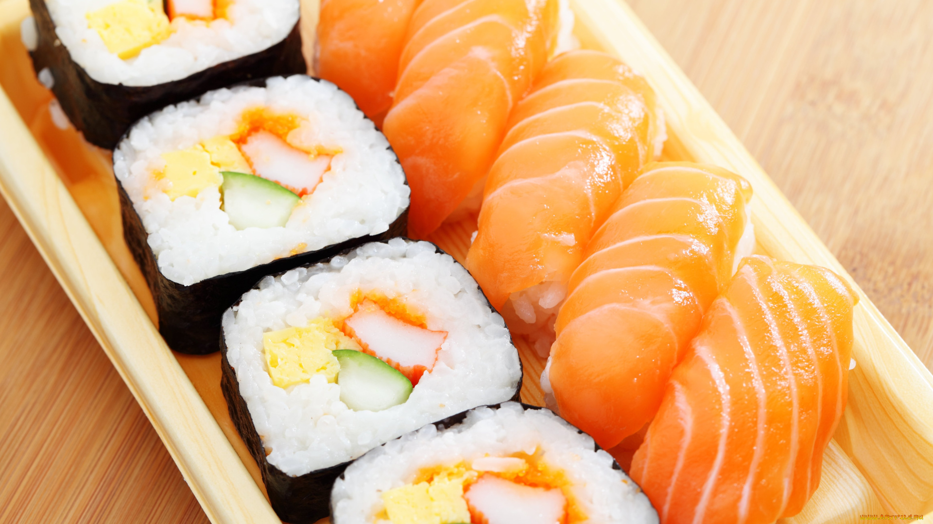 еда, рыба, , морепродукты, , суши, , роллы, лосось, роллы, кухня, японская
