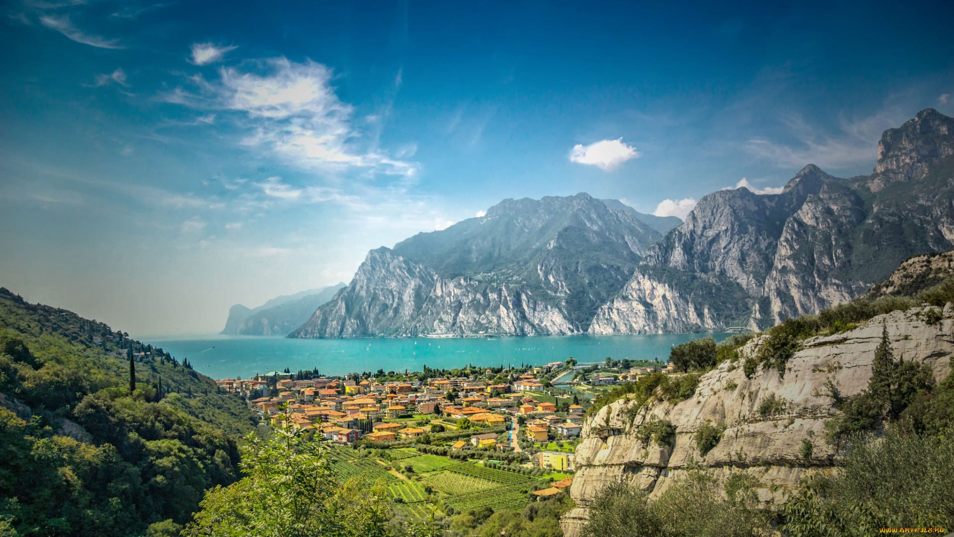 lake, garda, города, -, пейзажи, озеро, горы