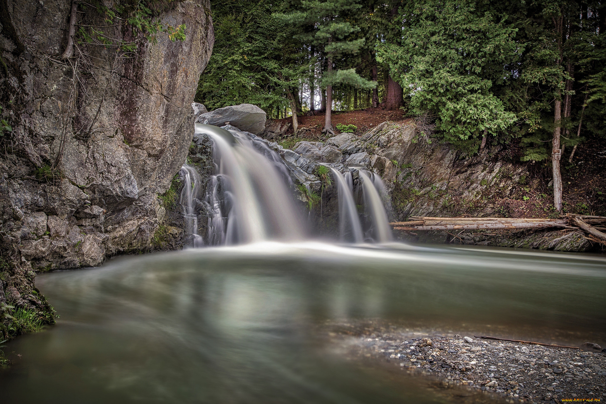 природа, водопады, простор