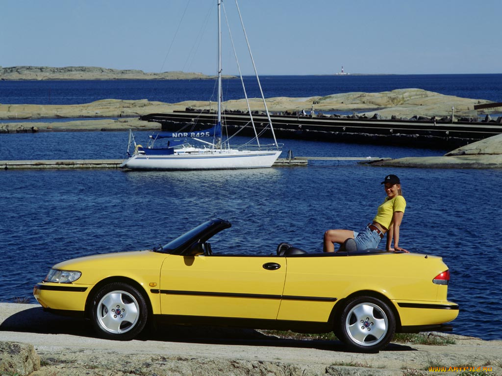 saab, 900, convertible, автомобили