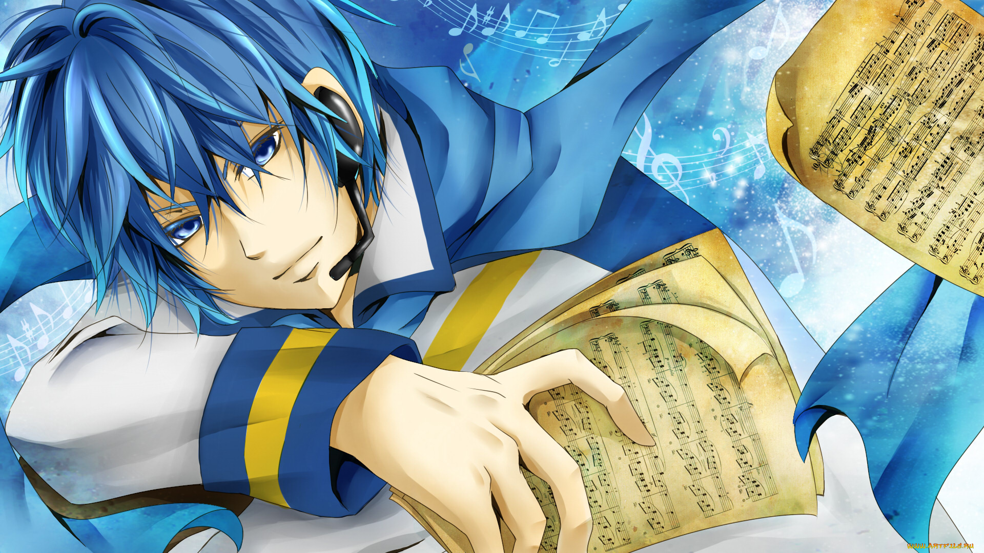 kaito, аниме, vocaloid