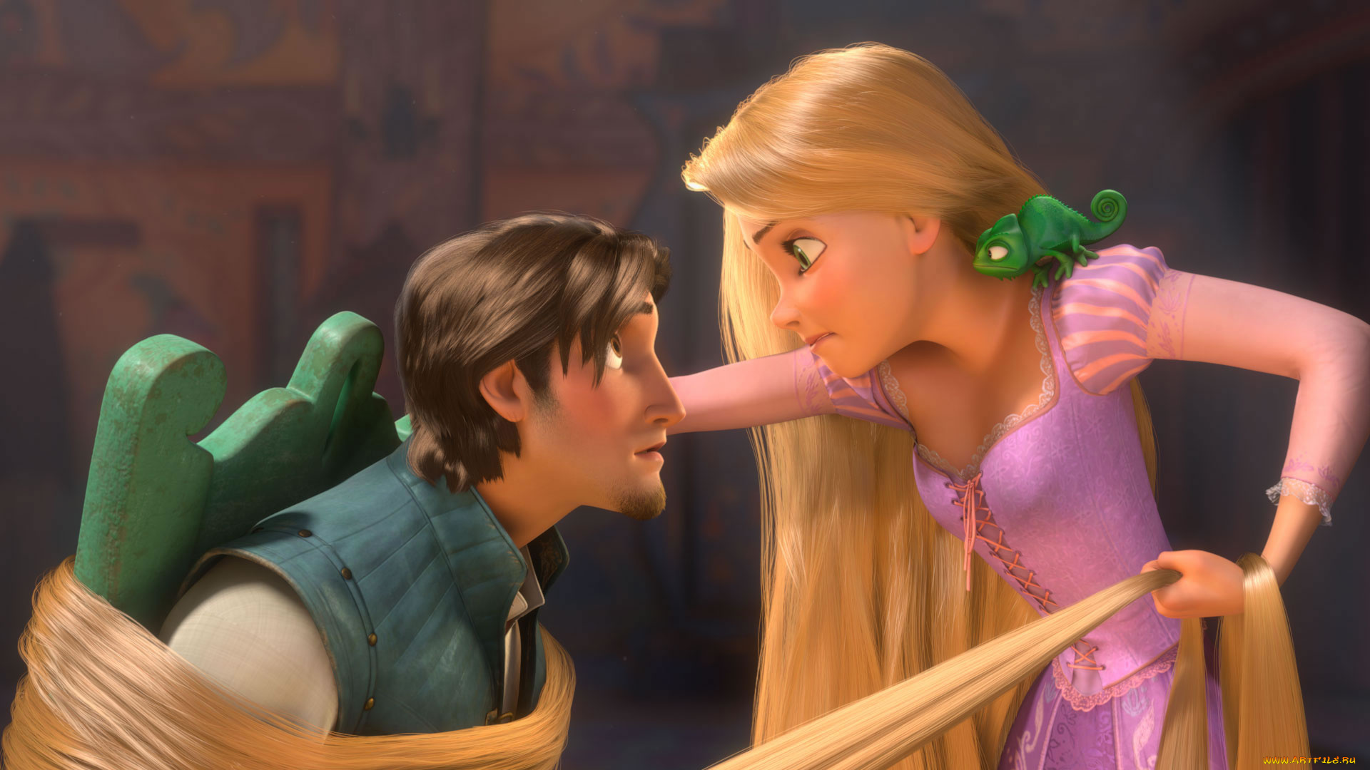 tangled, мультфильмы, рапунцель, запутанная, история