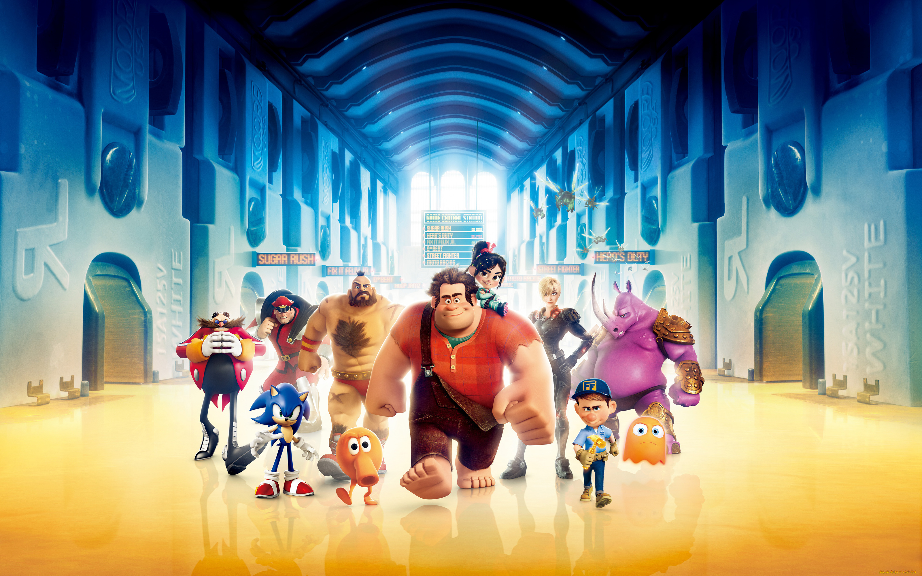 wreck, it, ralph, мультфильмы, ральф, соник