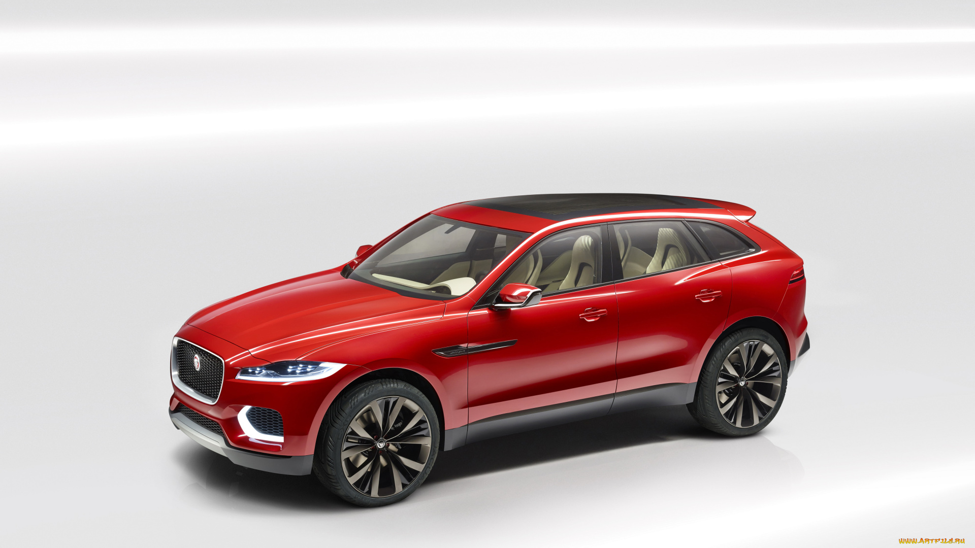 2014, jaguar, c-x17, автомобили, jaguar, красный