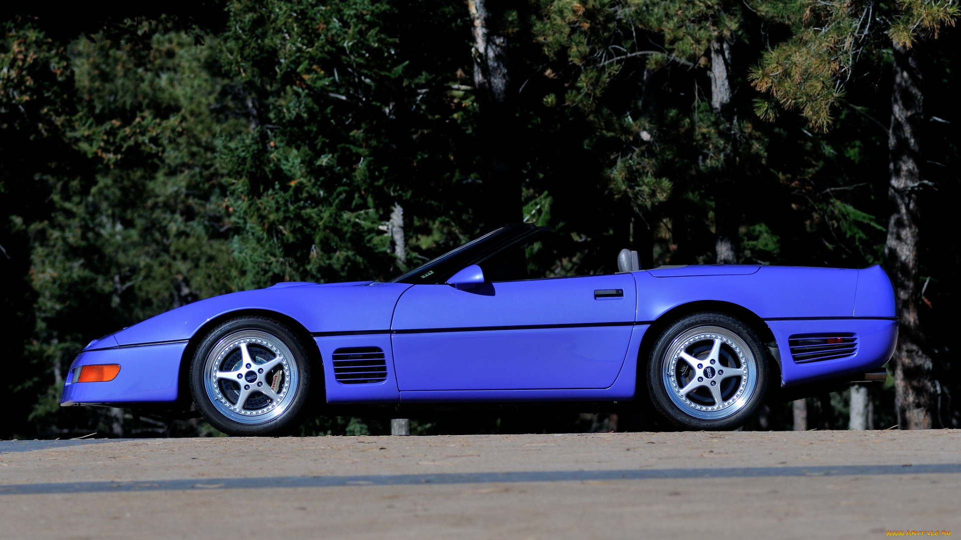 автомобили, callaway, синий, 1991, b2k, corvette, speedster, turbo, twin, 500, series, c4
