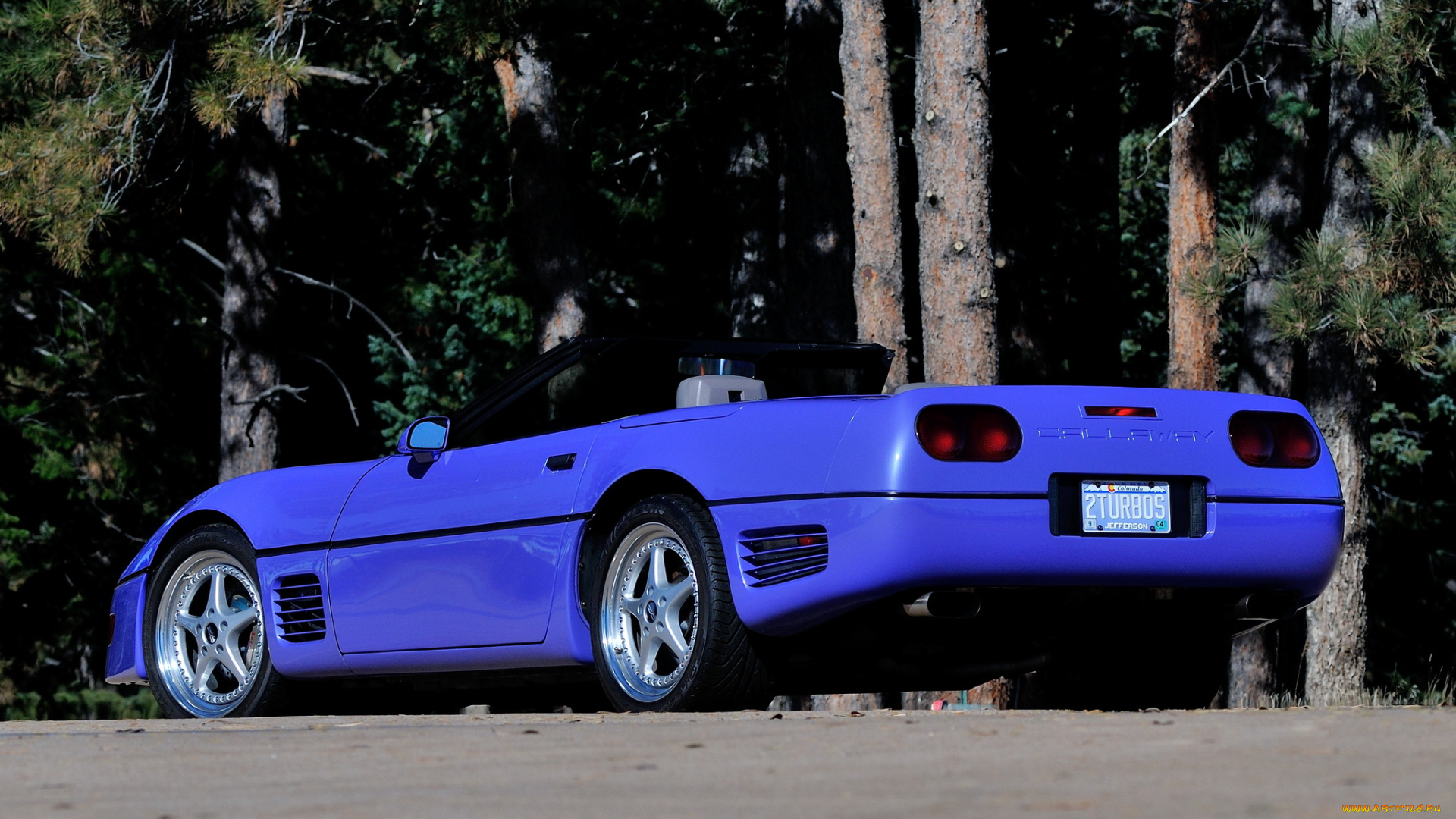 автомобили, callaway, синий, 1991, b2k, speedster, corvette, turbo, 500, twin, c4, series