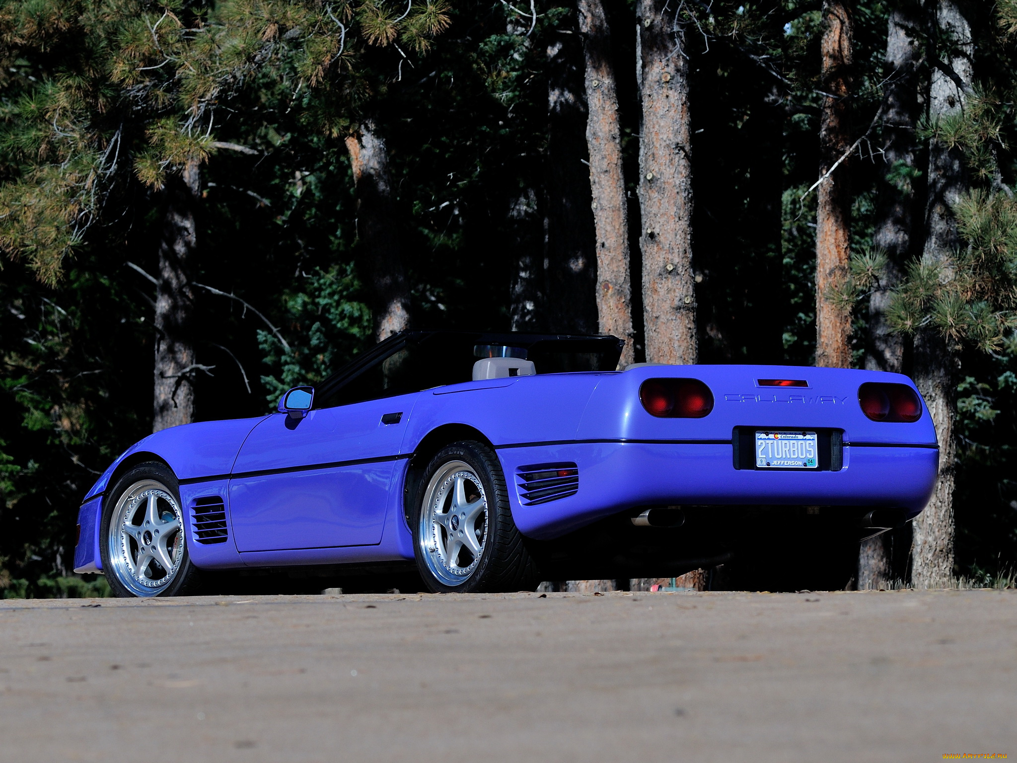 автомобили, callaway, синий, 1991, b2k, speedster, corvette, turbo, 500, twin, c4, series