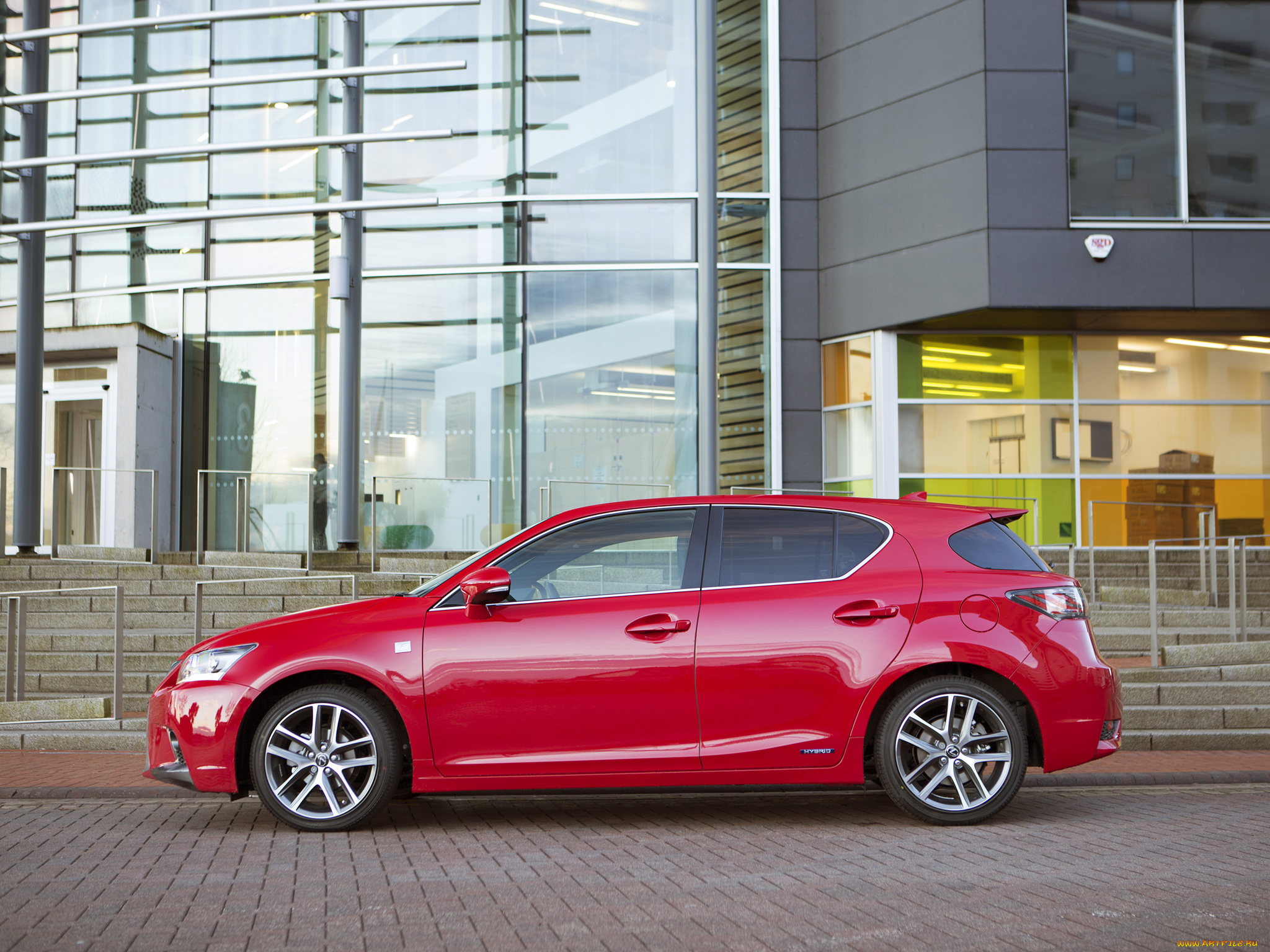 автомобили, lexus, красный, 2014, uk-spec, f-sport, ct, 200h