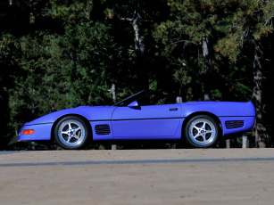 обоя автомобили, callaway, синий, 1991, b2k, corvette, speedster, turbo, twin, 500, series, c4
