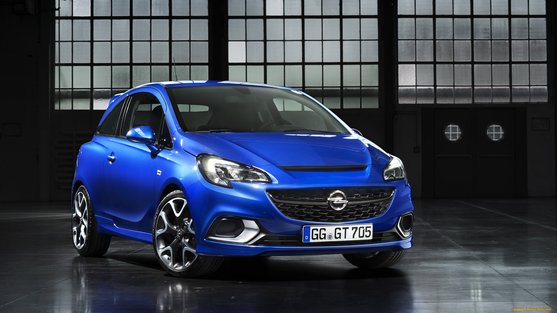 автомобили, opel, 2015г, opc, e, синий, corsa