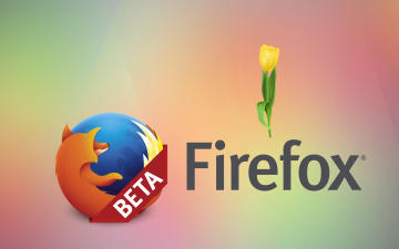 Картинка компьютеры mozilla+firefox фон цветы лепестки логотип тюльпаны