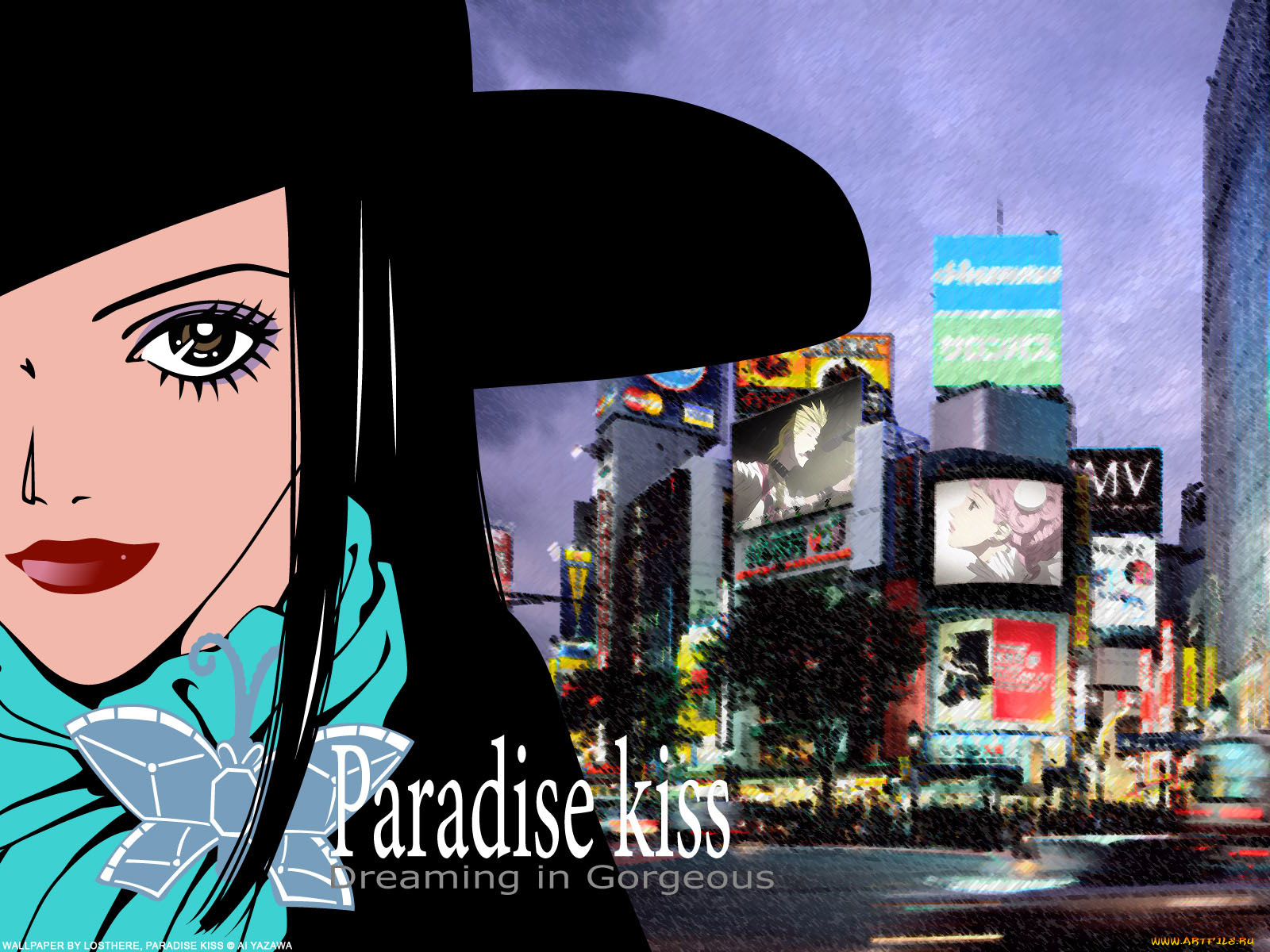 dreaming, in, gorgeous, аниме, paradise, kiss