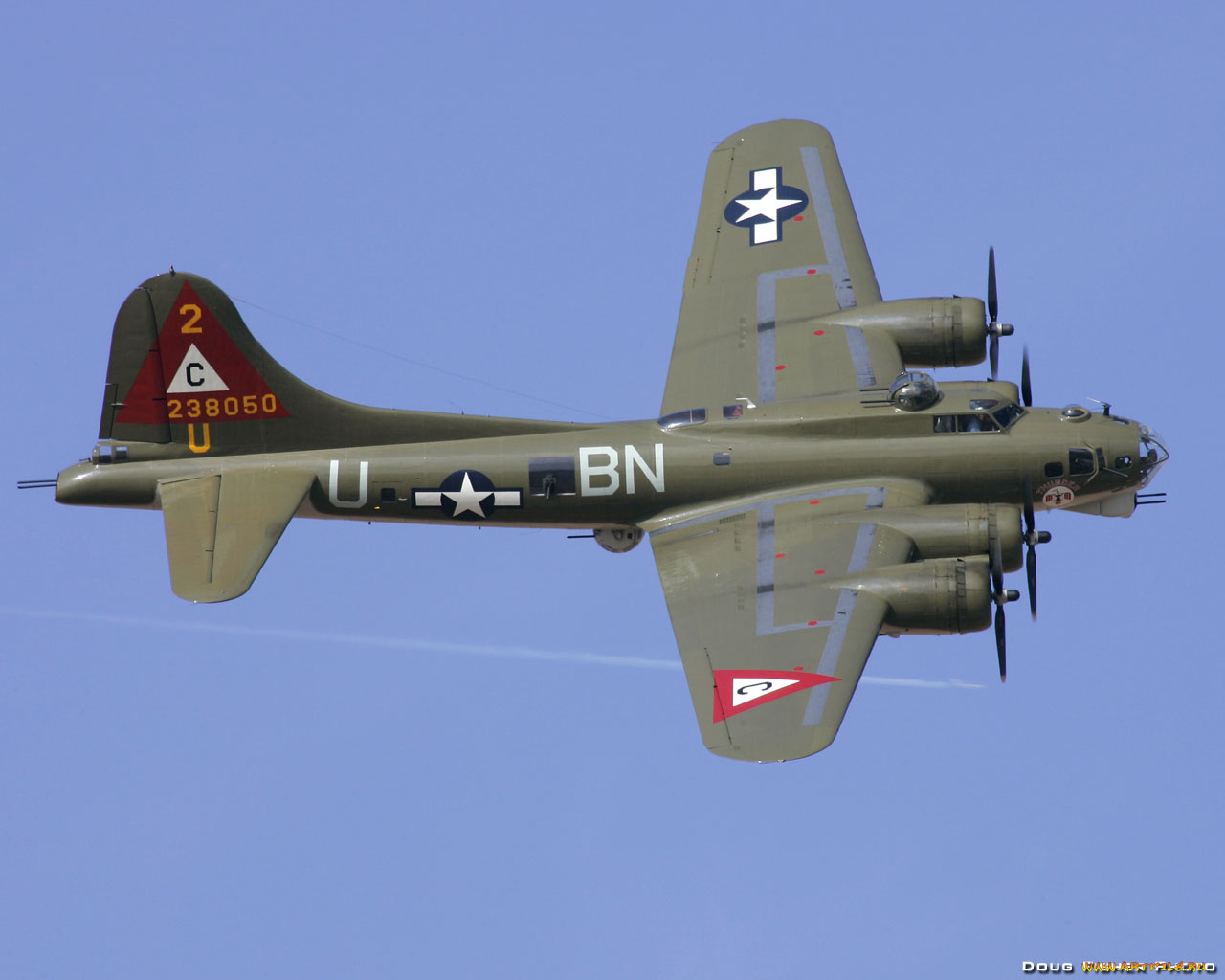 авиация, боевые, самолёты, boeing, b-17, flying, fortress