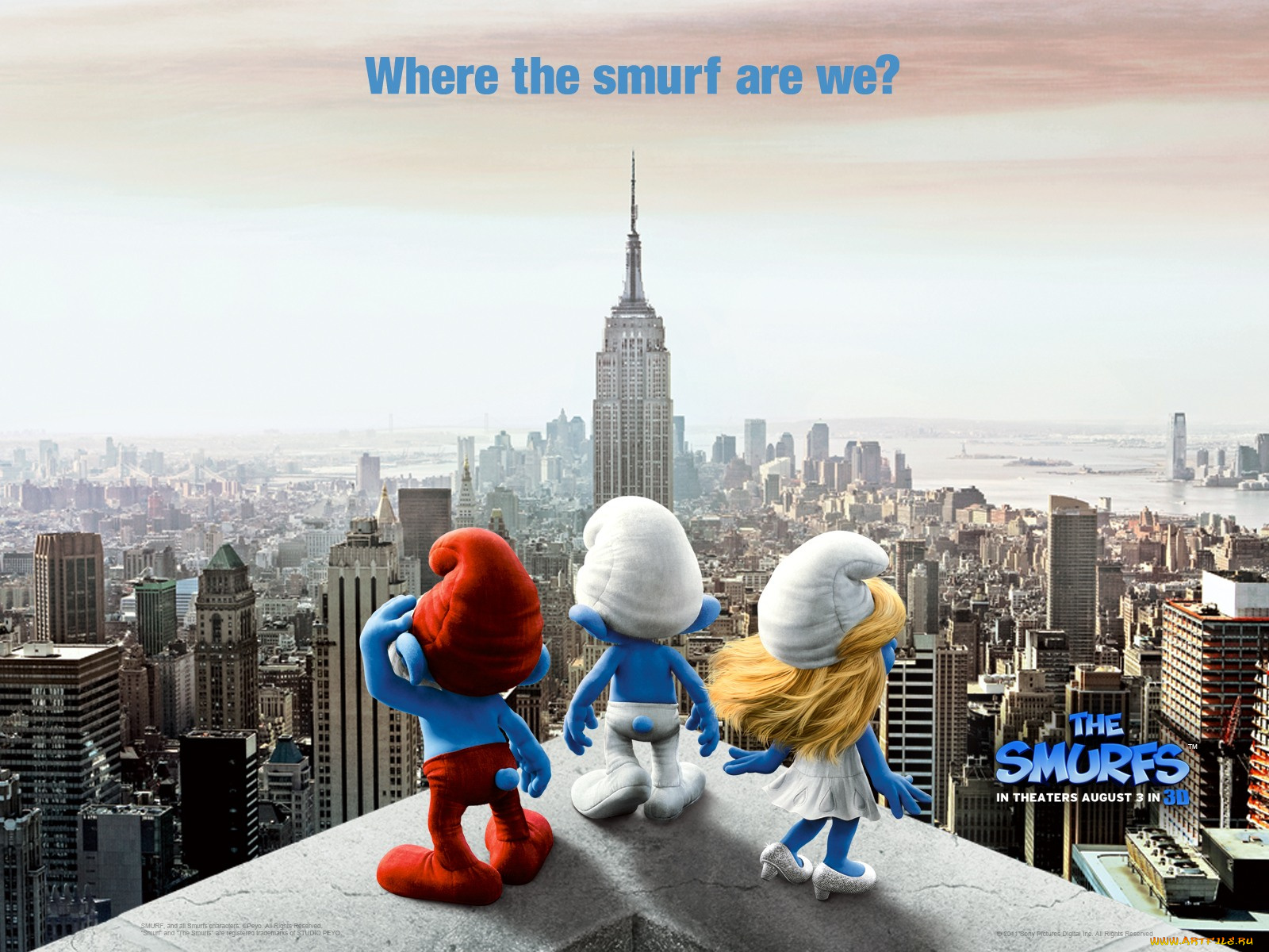 the, smurfs, мультфильмы