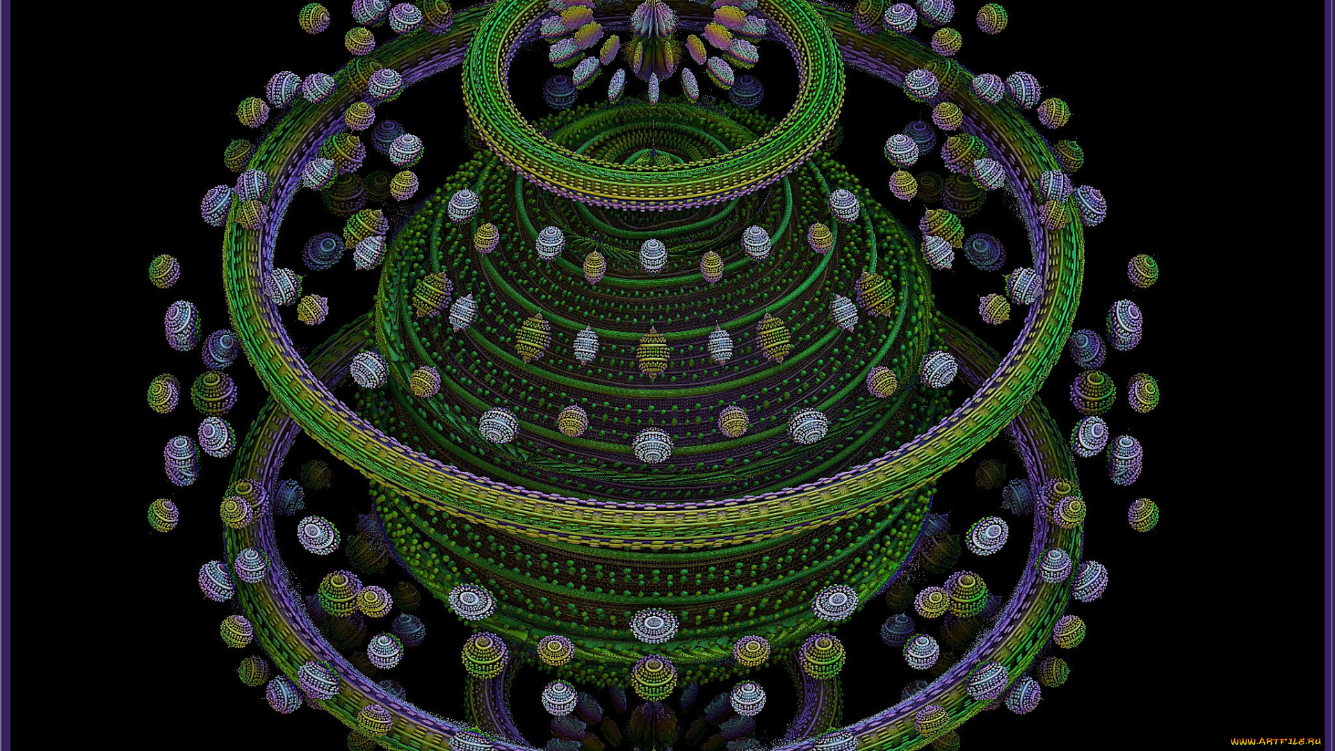 3д, графика, fractal, фракталы, фон, цвета, узор