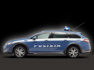 Картинка автомобили полиция peugeot 2014 polizia rxh 508