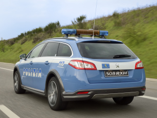 Картинка автомобили полиция peugeot 508 rxh polizia 2014
