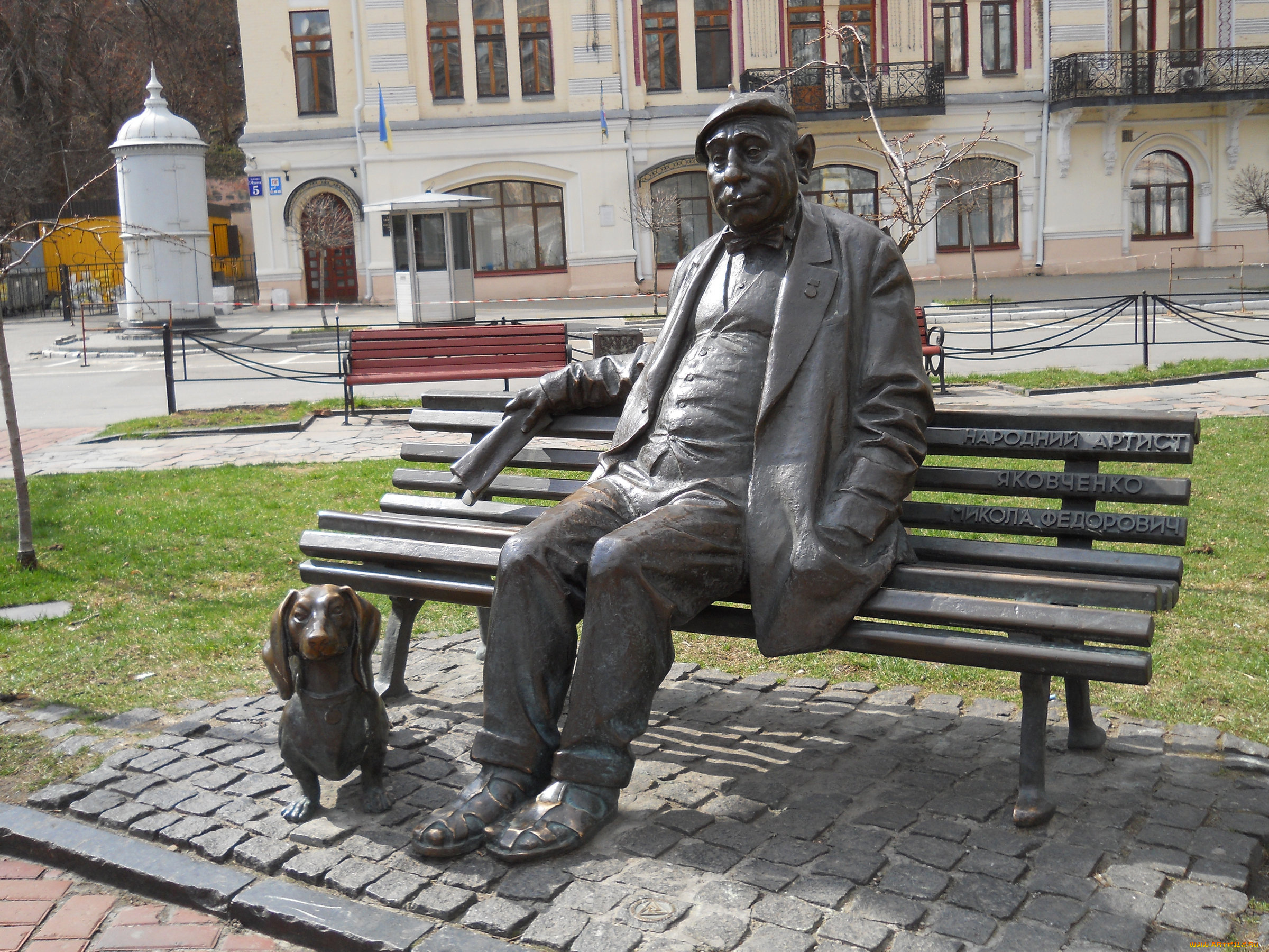 памятник, Яковченко, в, киеве, города, -, памятники, , скульптуры, , арт-объекты, киев, памятник, народный, артист, Яковченко, николай, фёдорович