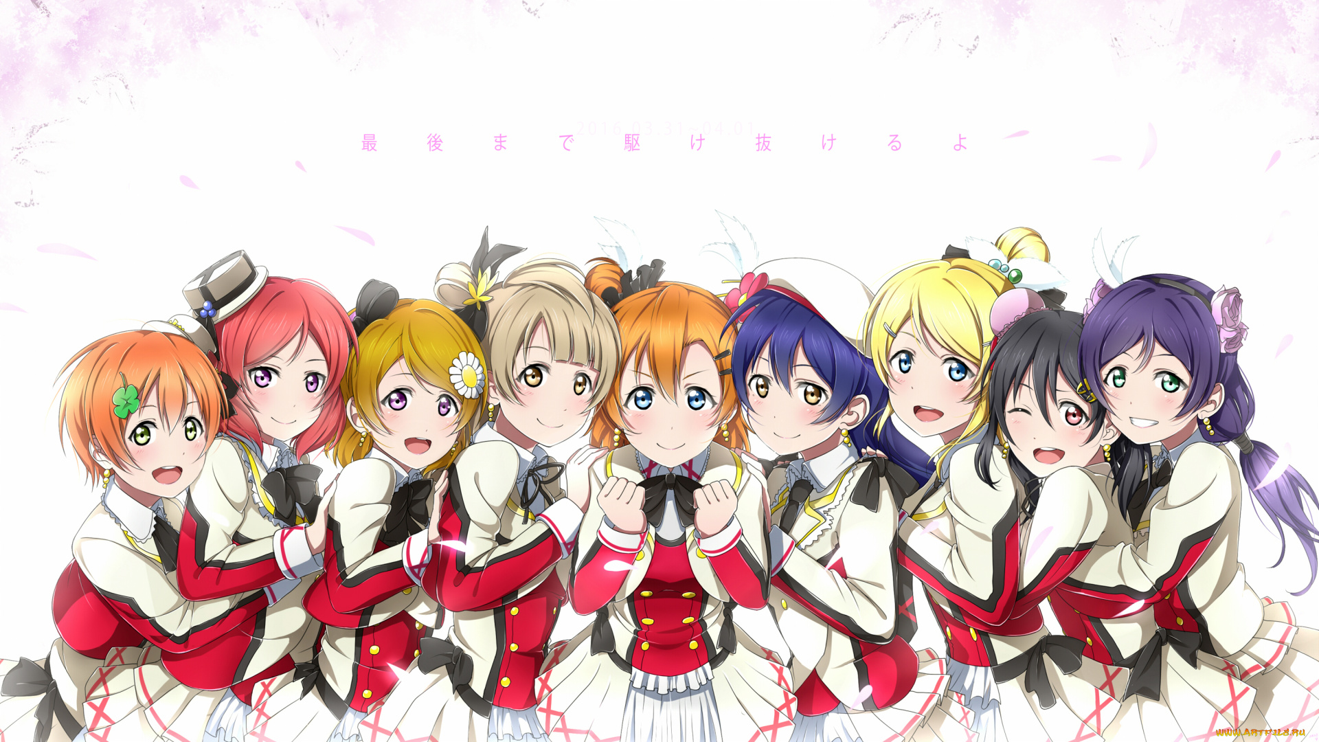 аниме, love, live, , school, idol, project, арт, девочки