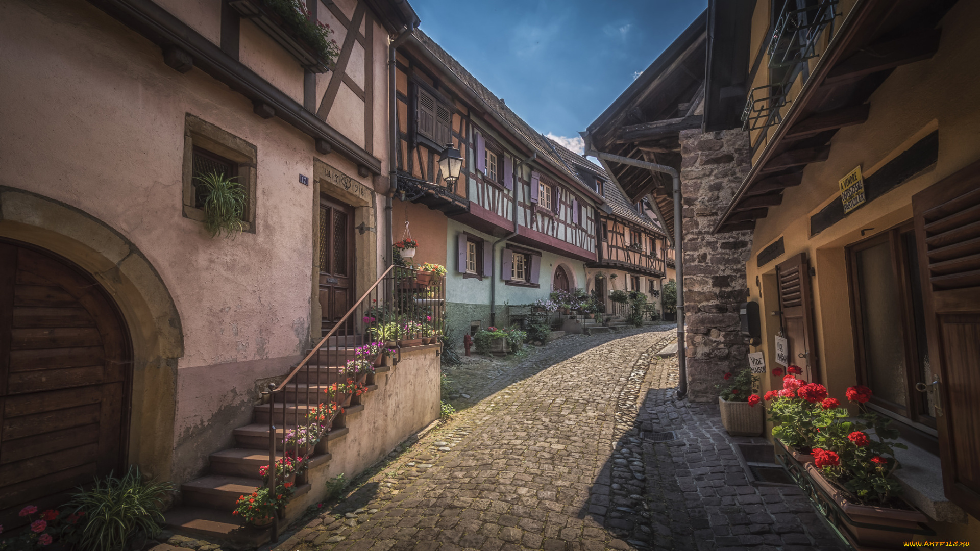 eguisheim, , france, города, -, улицы, , площади, , набережные, мостовая, дома