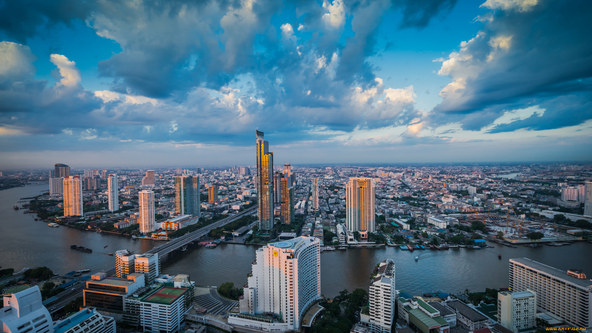 lebua, state, tower, bangkok, города, бангкок, , таиланд, башня, мосты, обзор, река