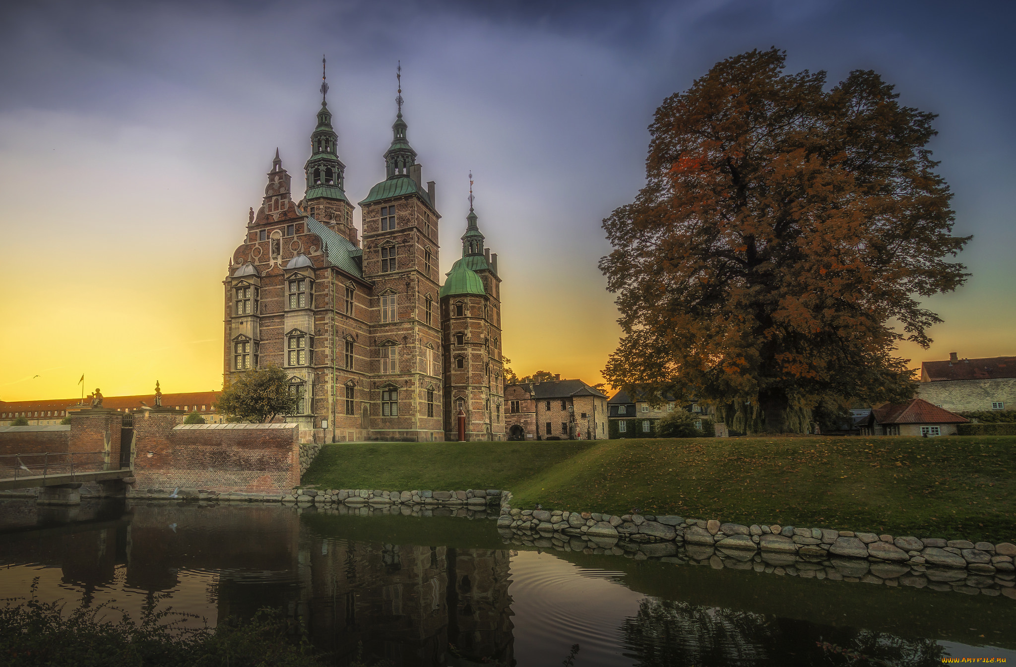 rosenborg, castle, города, замки, дании, замок