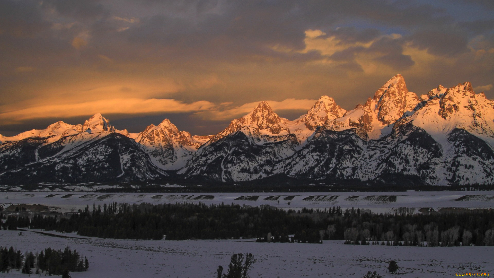 grand, teton, mountains, природа, горы, grand, teton, mountains