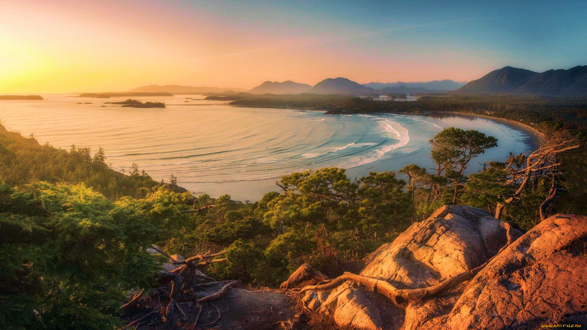 tofino, british, columbia, природа, побережье, british, columbia