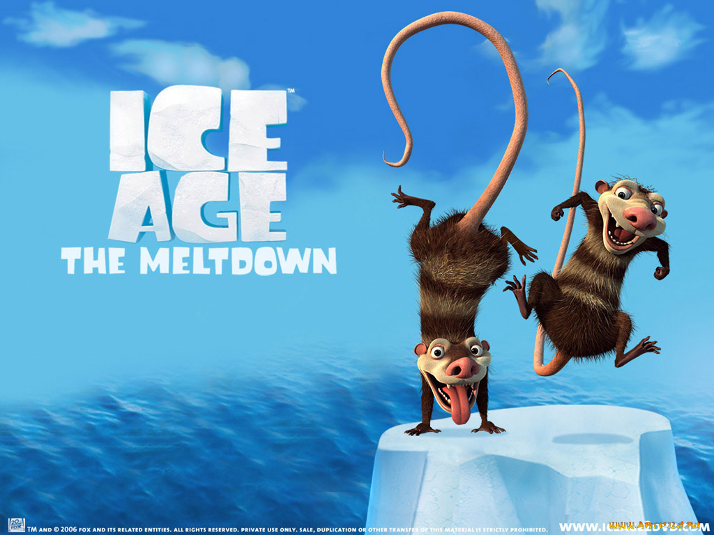 мультфильмы, ice, age, the, meltdown