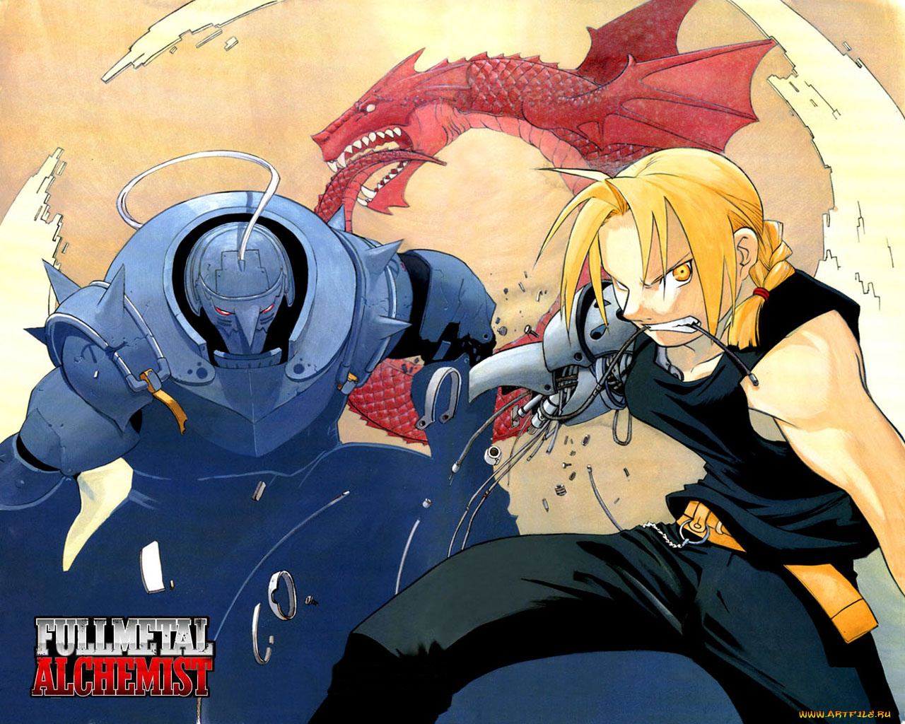 аниме, fullmetal, alchemist