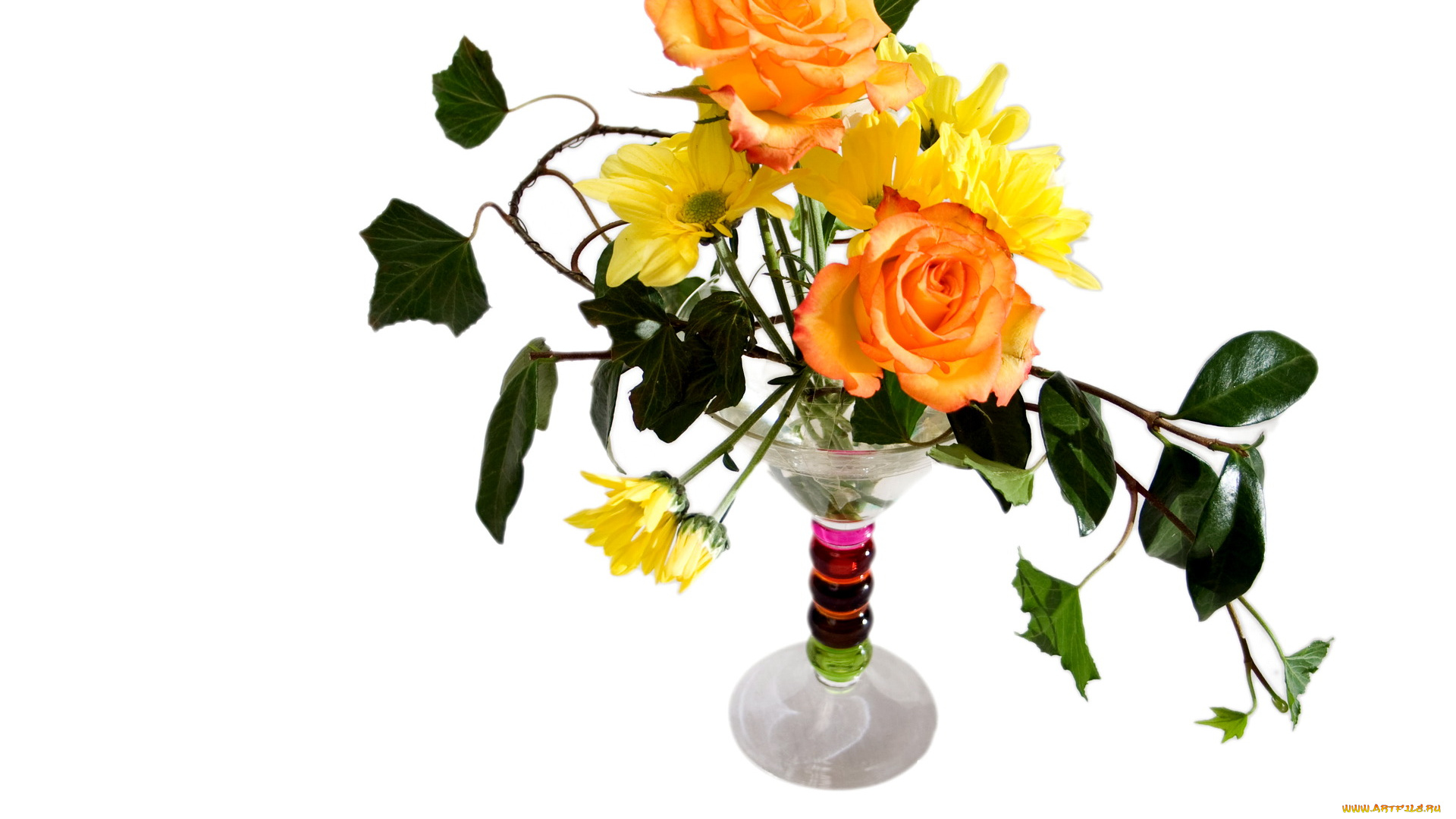 цветы, букеты, композиции, ваза, розы