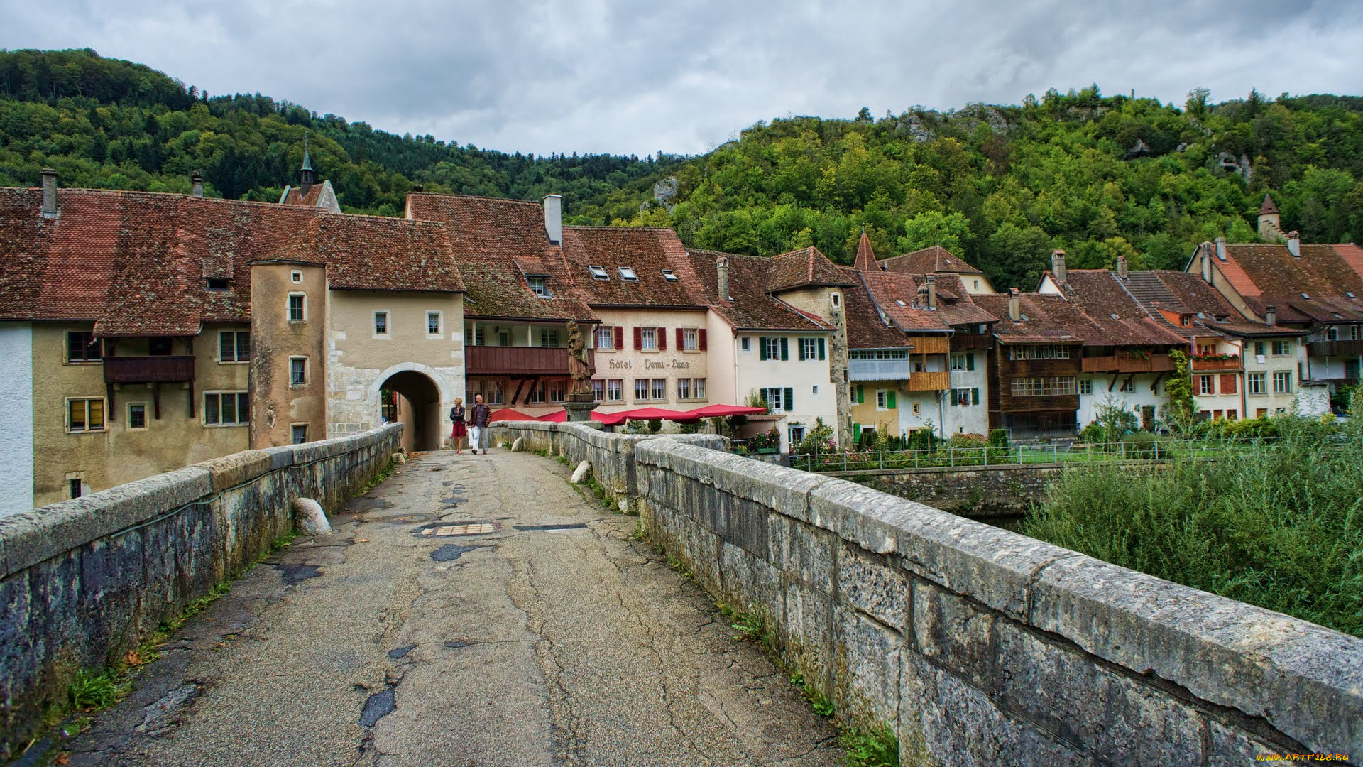 сент, урсан, города, улицы, площади, набережные, jura, швейцария