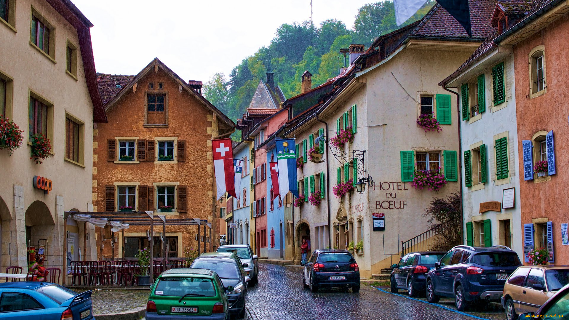 сент, урсан, города, улицы, площади, набережные, jura, швейцария