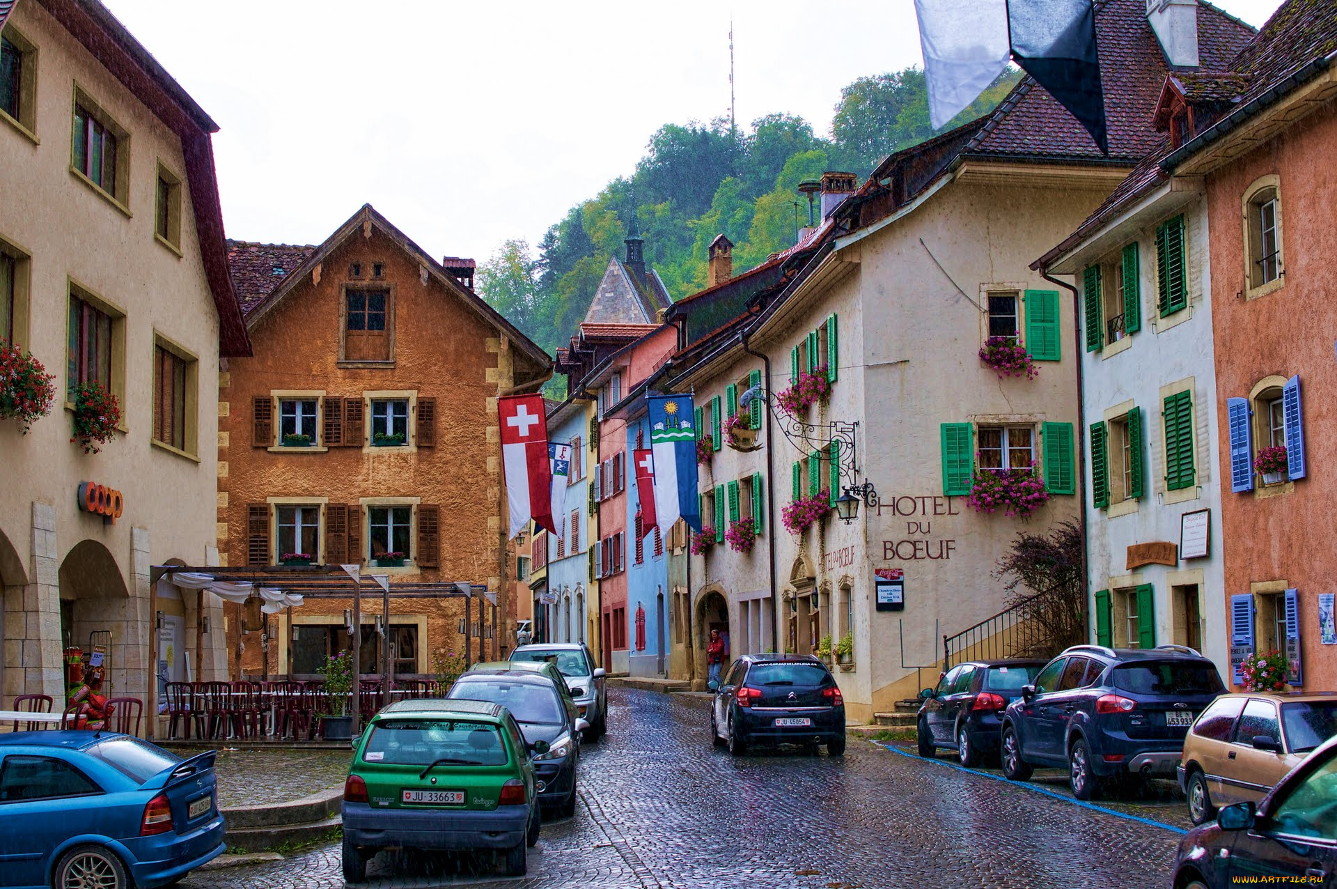 сент, урсан, города, улицы, площади, набережные, jura, швейцария