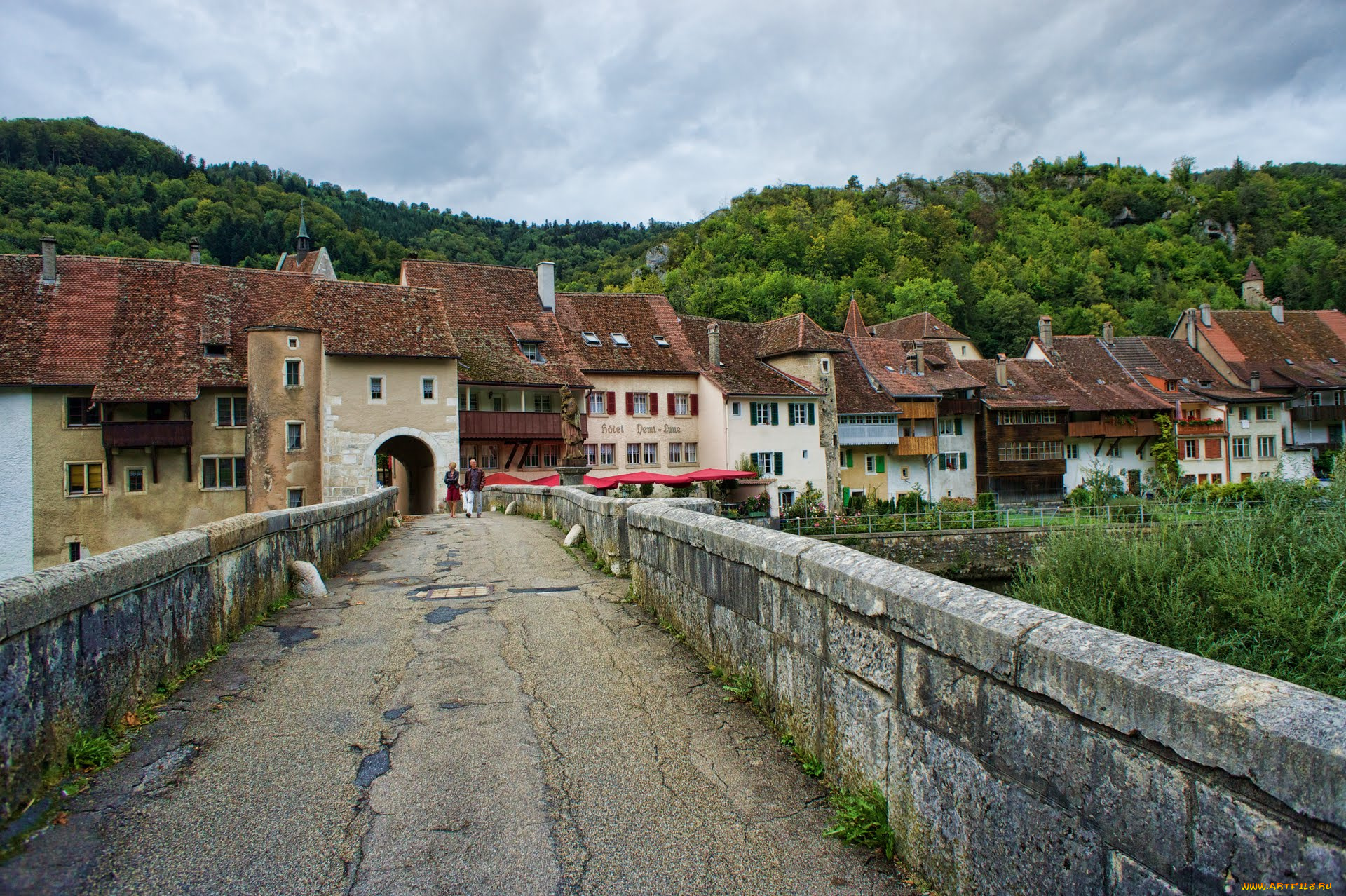 сент, урсан, города, улицы, площади, набережные, jura, швейцария