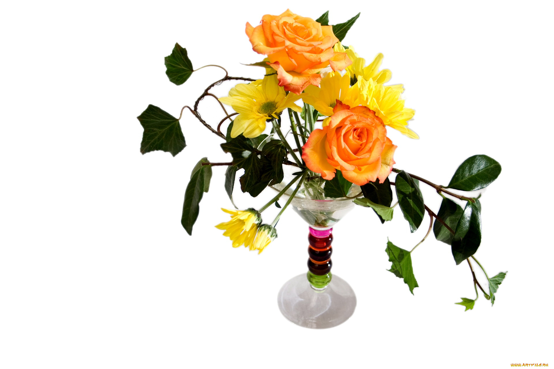 цветы, букеты, композиции, ваза, розы