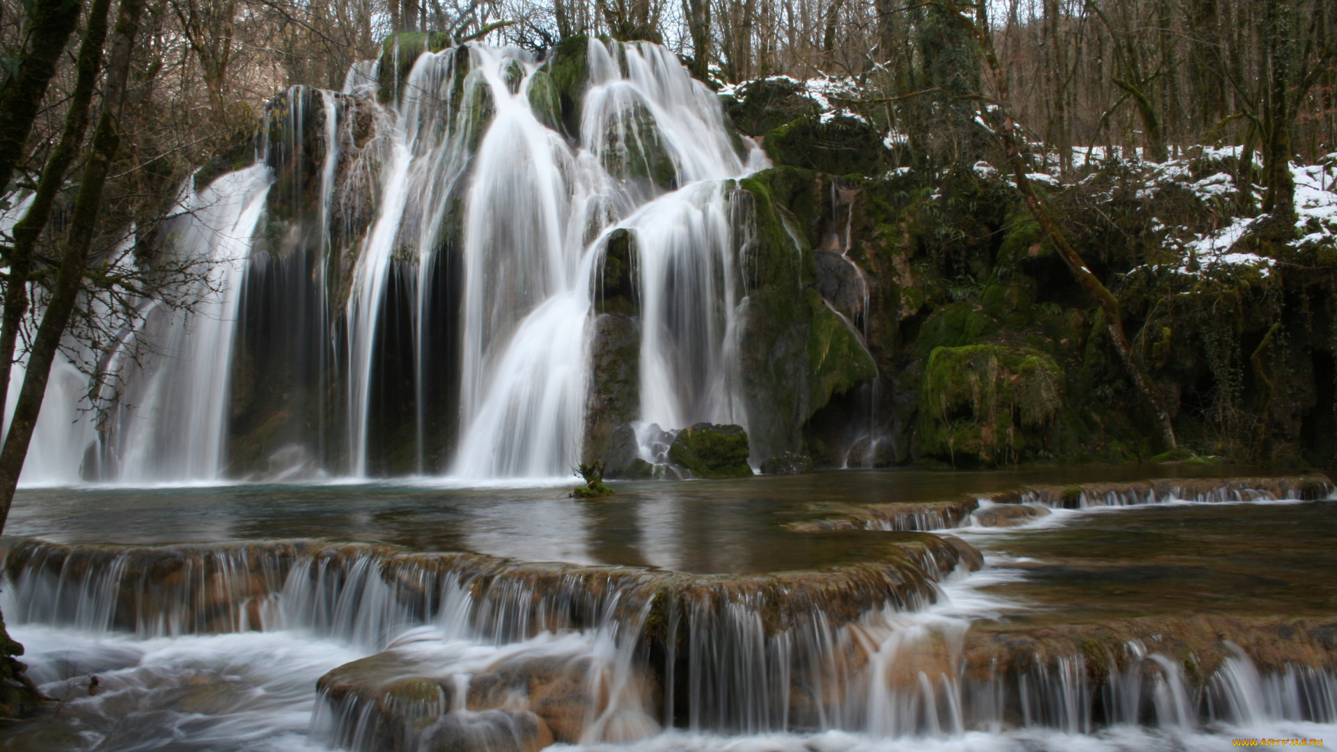 франция, франш, конте, cascades, des, tufs, природа, водопады, водопад