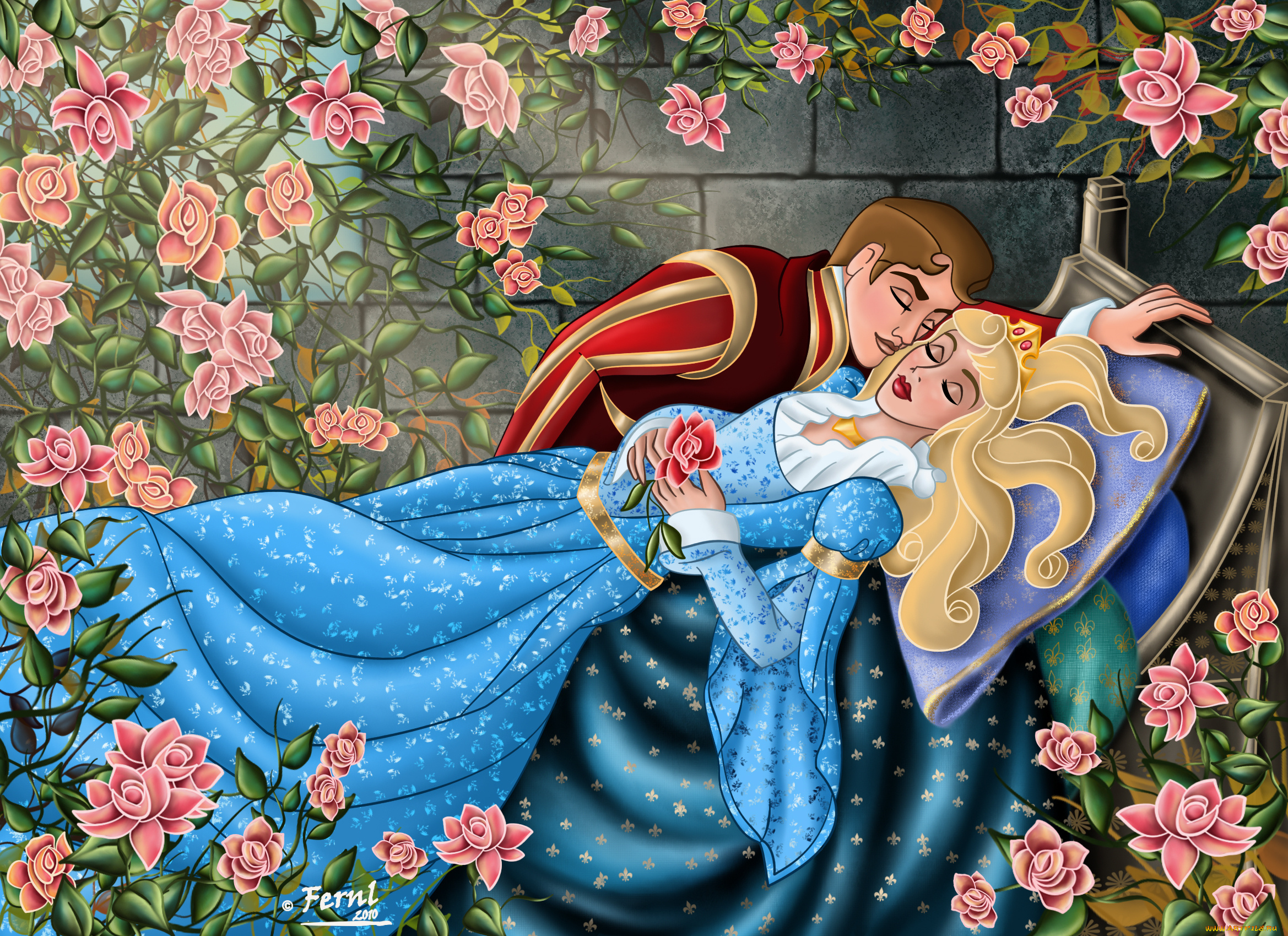 мультфильмы, sleeping, beauty, спящая, красавица