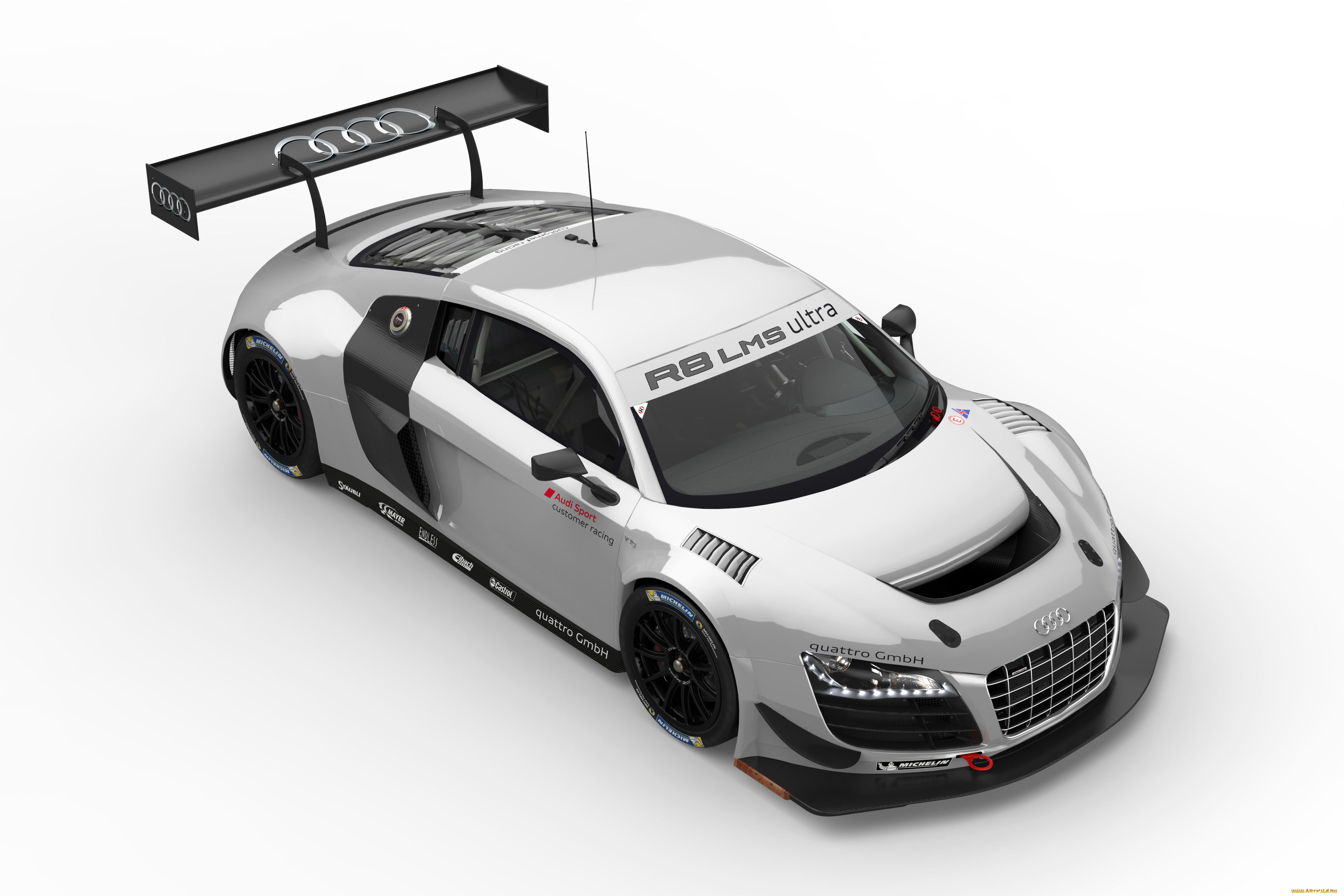 2014, audi, r8, lms, ultra, автомобили, 3д, серебристый, тюнинг, audi