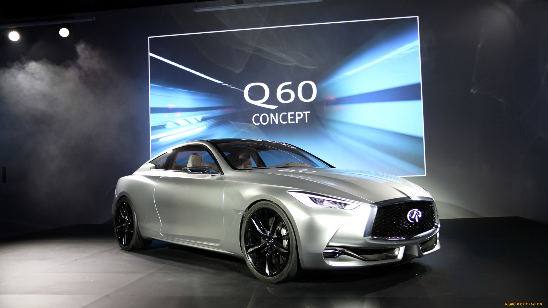 2015, infiniti, q60, автомобили, infiniti, серебристый