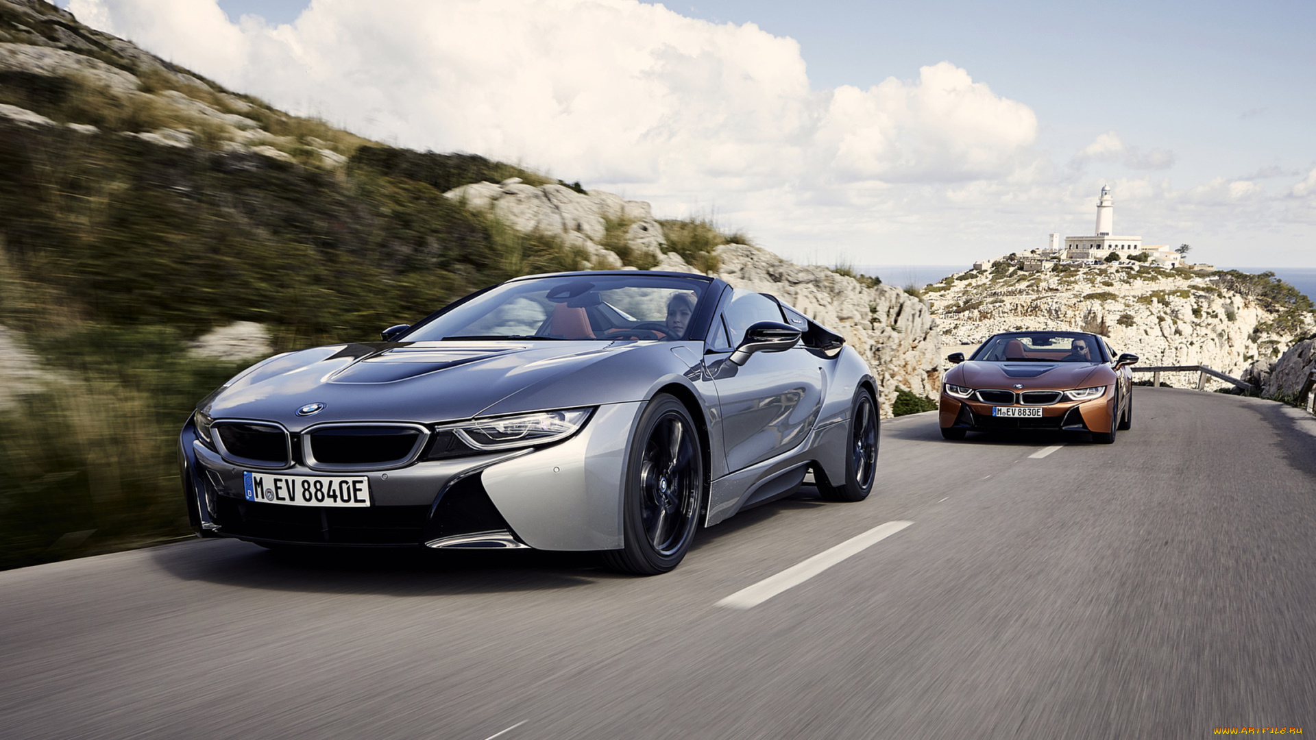 bmw, i8, roadster, 2019, автомобили, bmw, 2019, roadster, металлик, серебряный, i8