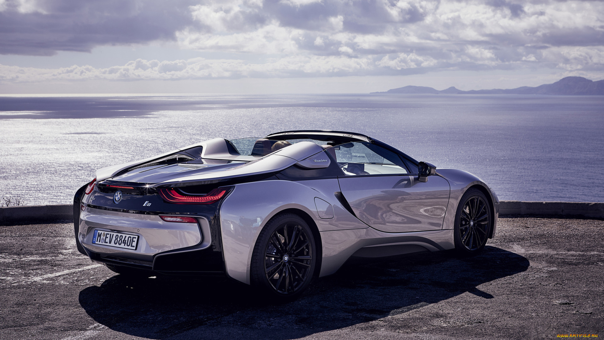 bmw, i8, roadster, 2019, автомобили, bmw, i8, металлик, roadster, серебряный, 2019