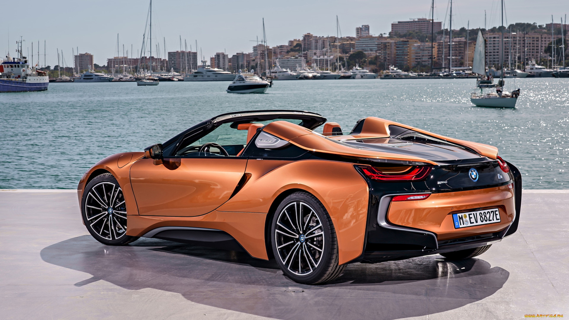 bmw, i8, roadster, 2019, автомобили, bmw, i8, медь, 2019, roadster