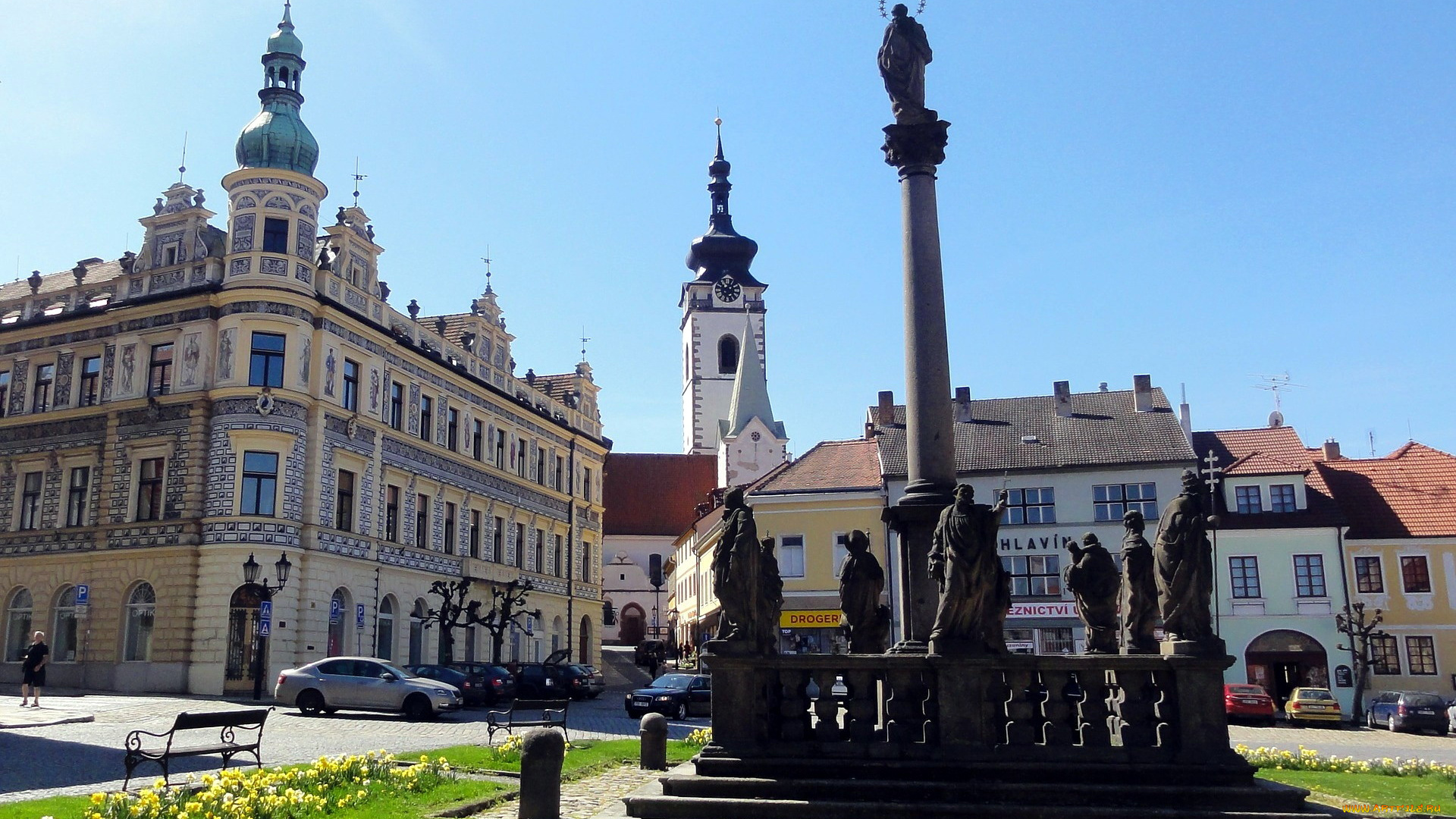 pisek, , czech, republic, города, -, улицы, , площади, , набережные, czech, republic