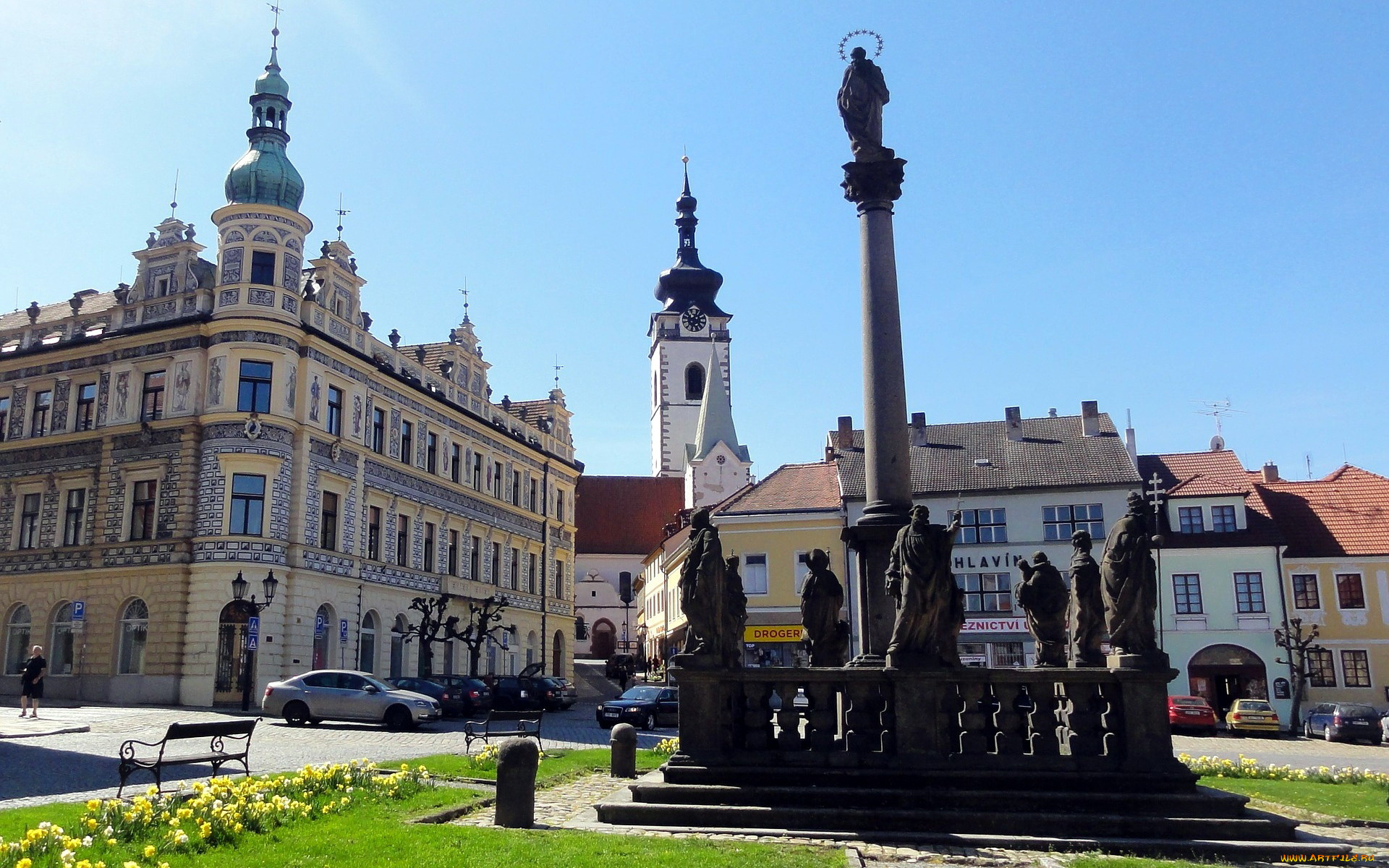 pisek, , czech, republic, города, -, улицы, , площади, , набережные, czech, republic