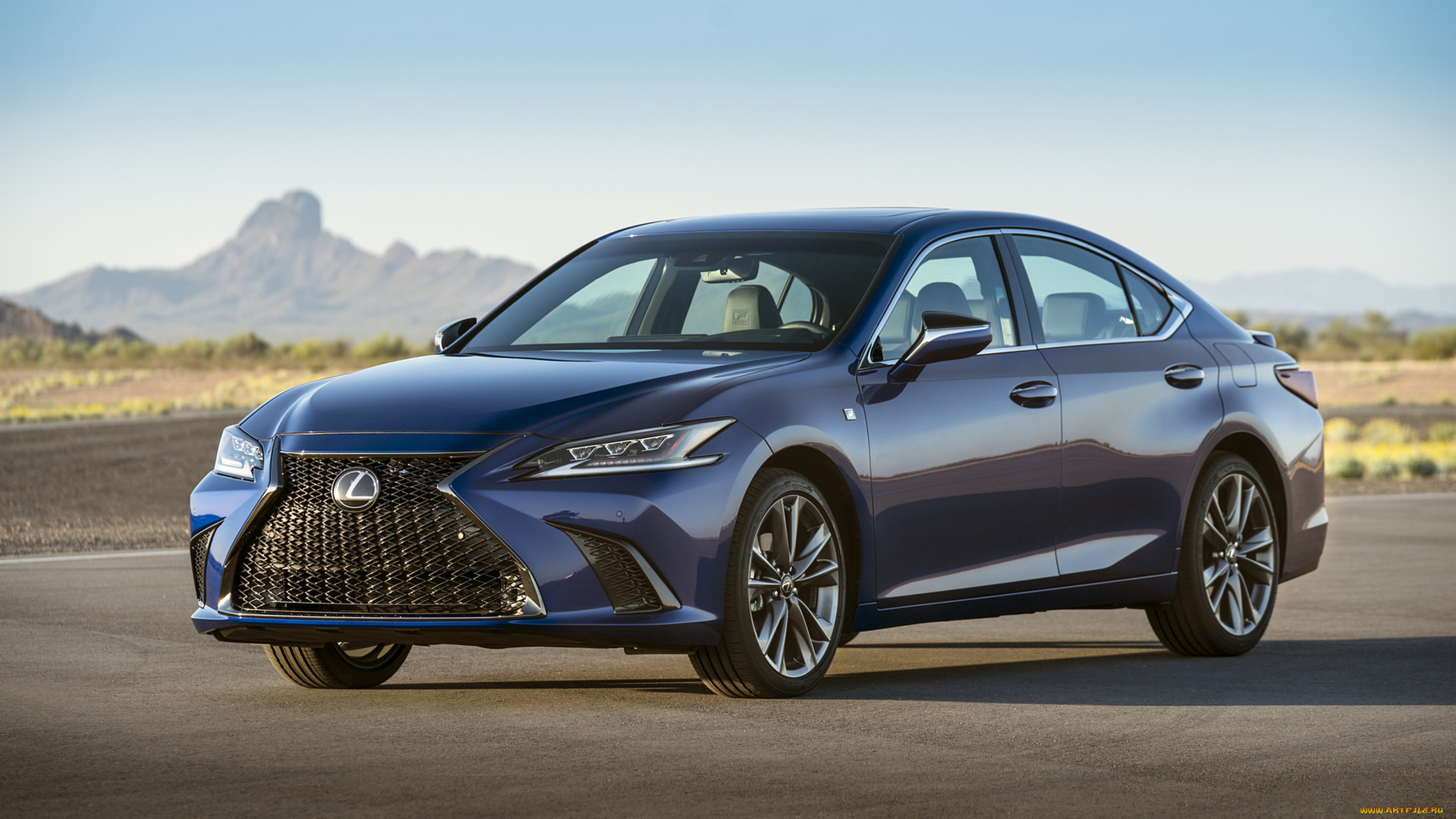 lexus, es, 350, f-sport, 2019, автомобили, lexus, blue, 2019, f-sport, es, 350