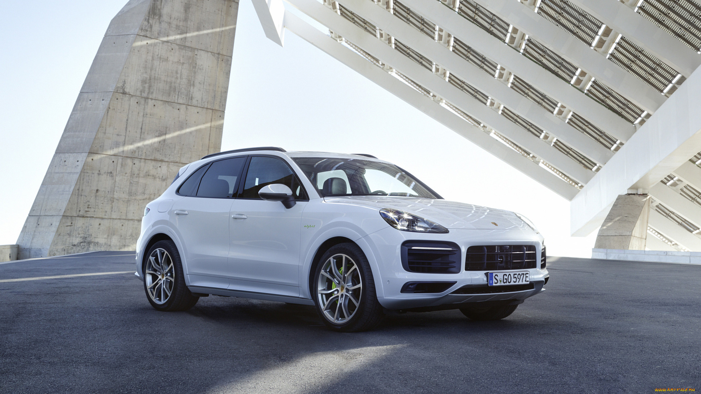 porsche, cayenne, e, hybrid, 2019, автомобили, porsche, cayenne, e, hybrid, 2019, белый