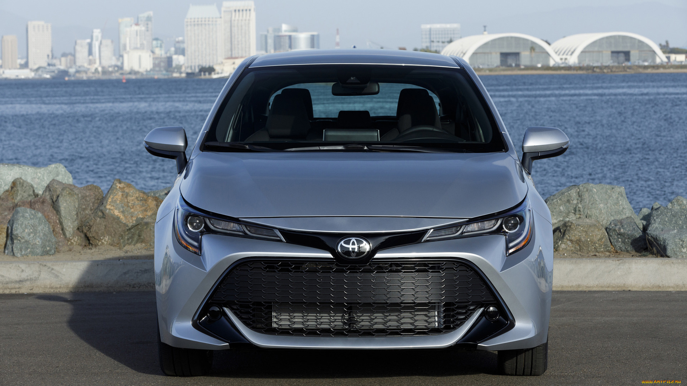 toyota, corolla, hatchback, 2019, автомобили, toyota, металлик, серебряный, 2019, hatchback, corolla